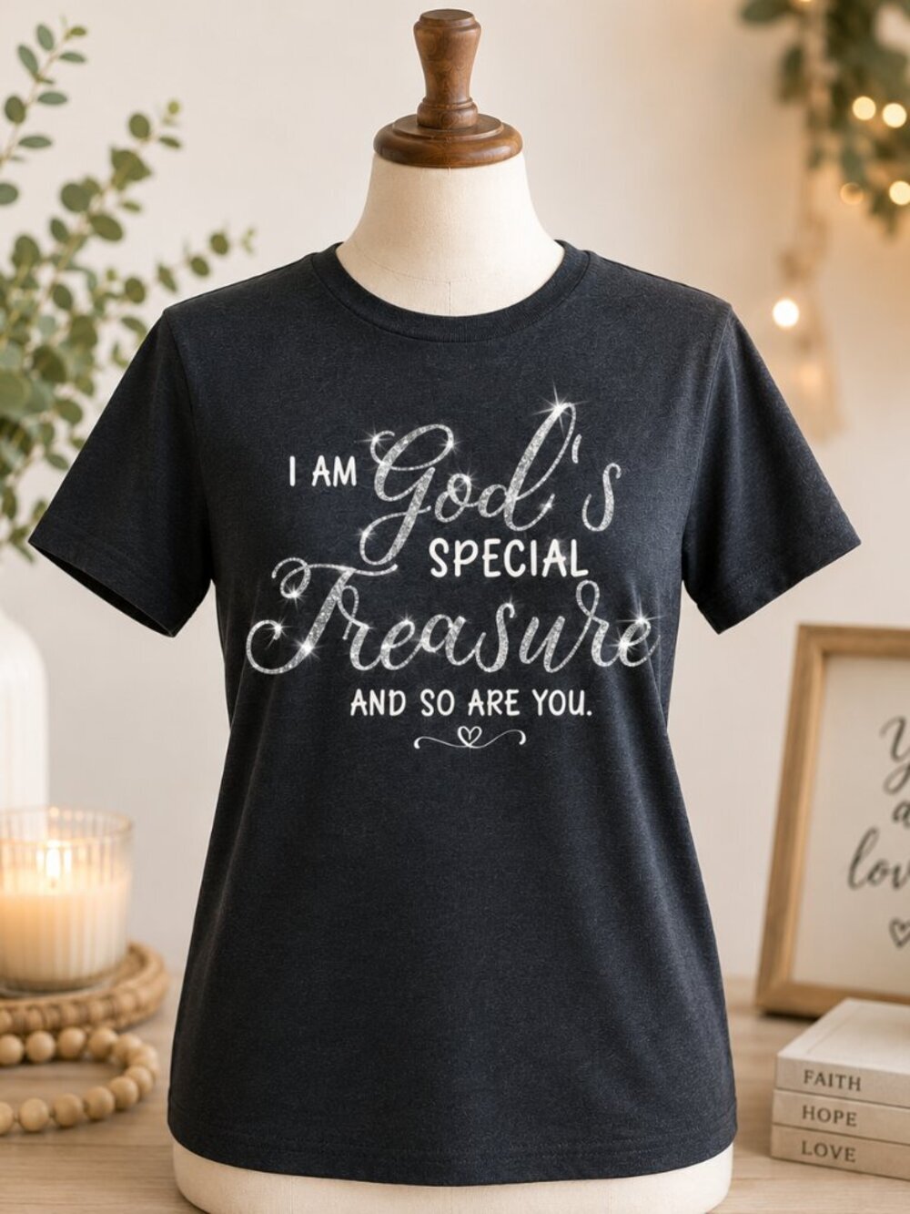 You are God's Special Treasure - Black Custom Made Christian Tee